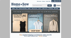 Desktop Screenshot of homesew.com