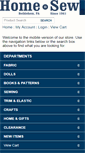 Mobile Screenshot of homesew.com